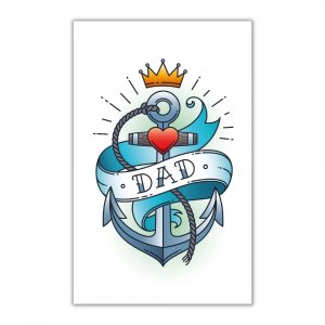 Tatueringar - Dad - Svart