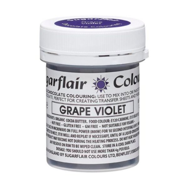 Sugarflair Chokladf�rg Lila (Grape Violet) 35g