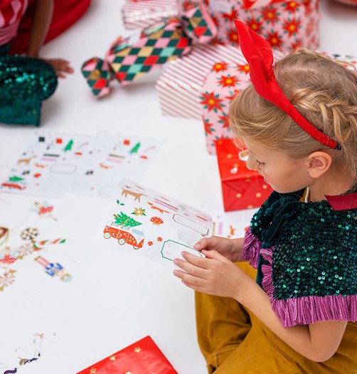 Julklappsetiketter - Forest Mix Julklappsetiketter - Forest Mix