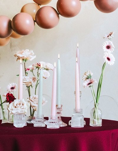 Ljus - 10-pack - Dusty Rose Ljus - 10-pack - Dusty Rose