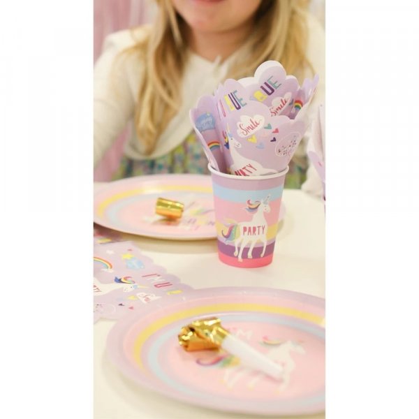 Pappmuggar - Unicorn - 8-pack