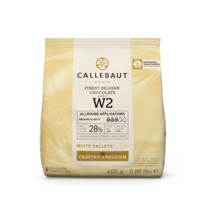 Choklad - Vit W2 - Callebaut - 400 g