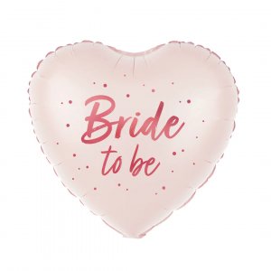 Folieballong - Hjärta - 45 cm - Bride to be - Rosa Folieballong - Hjärta - 45 cm - Bride to be - Rosa