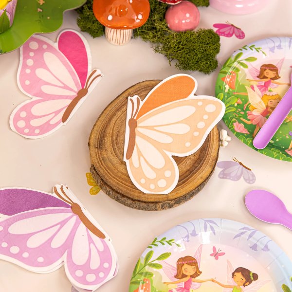 Servetter - Fairy - Fj�rilar - 12-pack