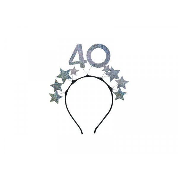 Diadem - 40-årskalas - Silver Diadem - 40-årskalas - Silver