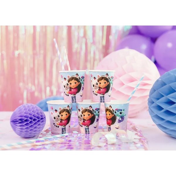 Pappmuggar - Gabby\\\'s Dollhouse - The Movie - 6-pack - 250 ml Pappmuggar - Gabby\\\'s Dollhouse - The Movie - 6-pack - 250 ml