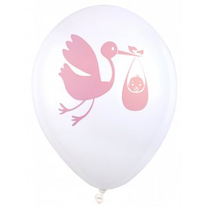 Ballonger - Baby Delivery - Rosa - 8-pack