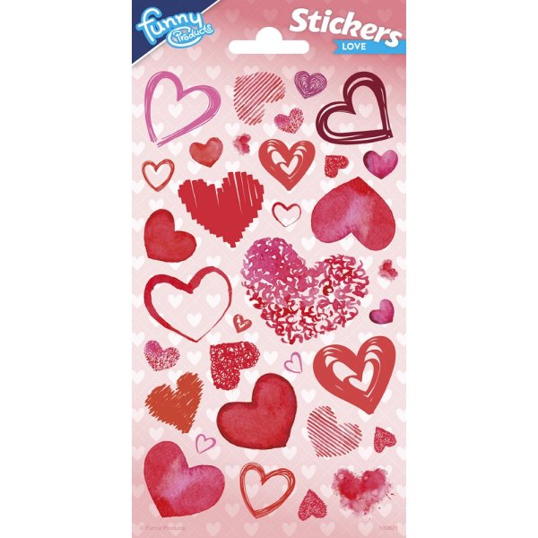 Klisterm�rken - Hj�rtan - Glitter