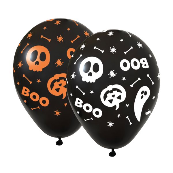 Ballonger - Halloween - Boo - 6 st