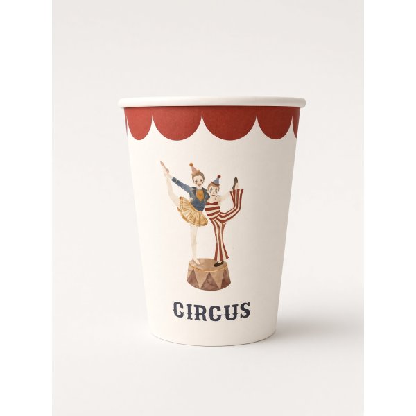 Pappmuggar - Circus - Lavenders Blue - 8-pack