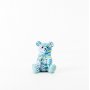 Trtdekoration - Patchwork Nalle - Bl