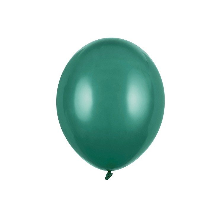 10-pack mörkgröna standardballonger – Fyndhörnan