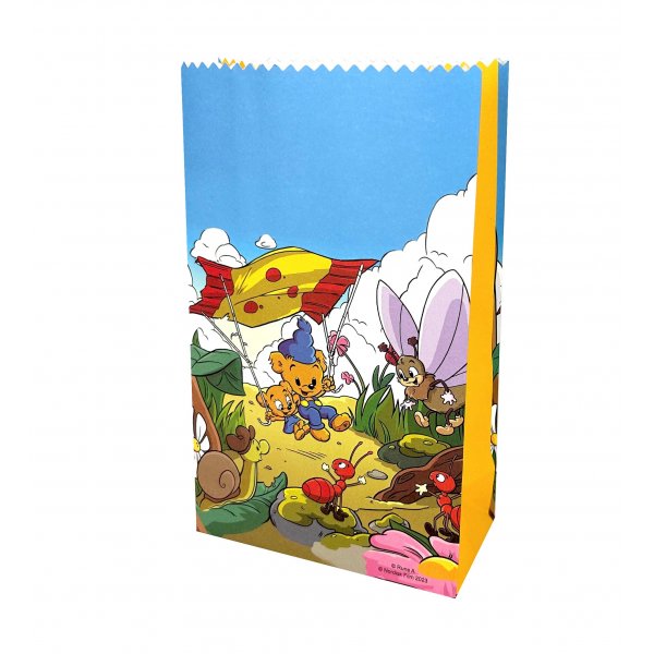 Godispåse 12x20cm - 8st - Bamse Natur Godispåse 12x20cm - 8st - Bamse Natur