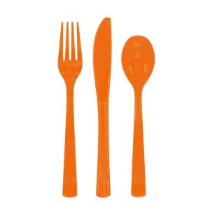 Plastbestick - Orange - 18-pack