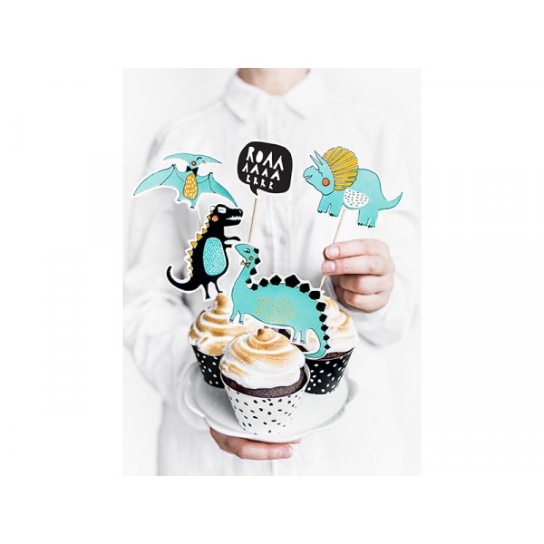Cake Picks - Dinosaurs - 5 st