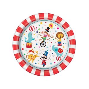 Papperstallrikar Cirkus