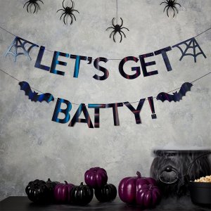 Girlang - Let's get Batty - Svart/Iridescent
