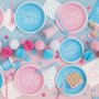 Pappmuggar - Baby Shower - Bl Hjrtan - 8-pack
