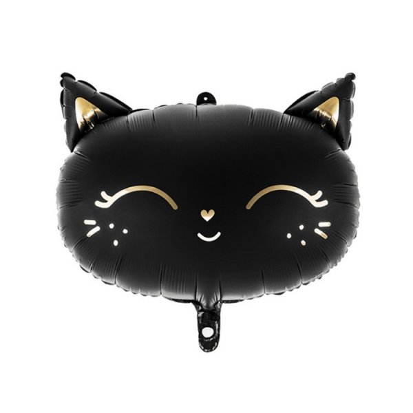 Folieballong Svart Katt