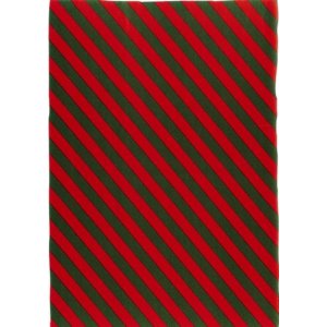 Presentpapper - Röd/Gröna ränder 70 cm x 10 m Presentpapper - Röd/Gröna ränder 70 cm x 10 m