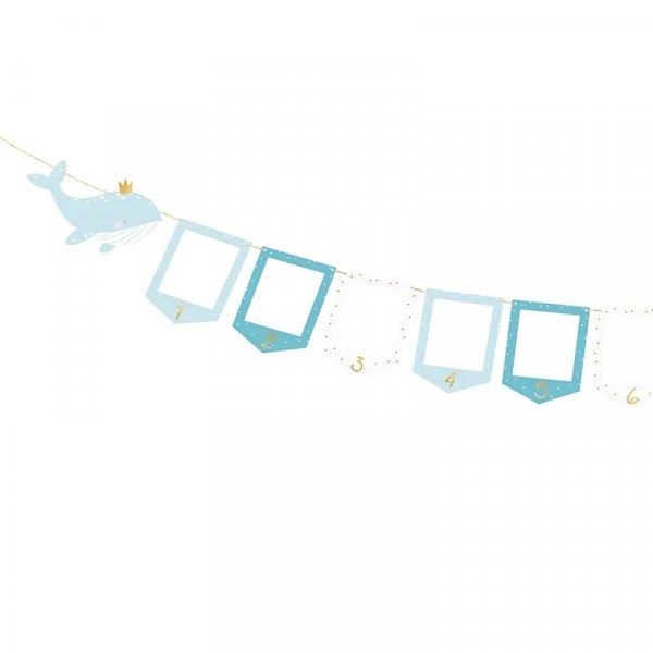 Fotogirlang - Whale - Blå/Guld Fotogirlang - Whale - Blå/Guld