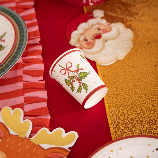 Pappmuggar - Merry Christmas - 220 ml - 10 pack Pappmuggar - Merry Christmas - 220 ml - 10 pack