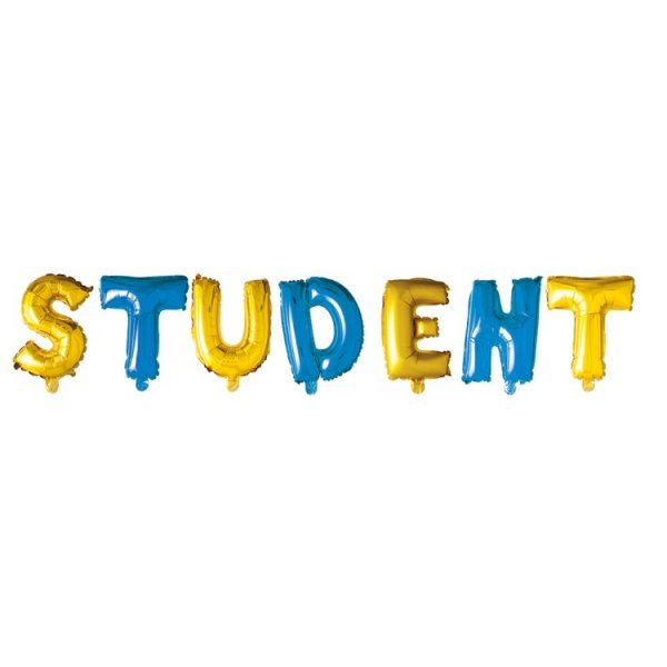 Ballonggirlang Student Bl�/guldig