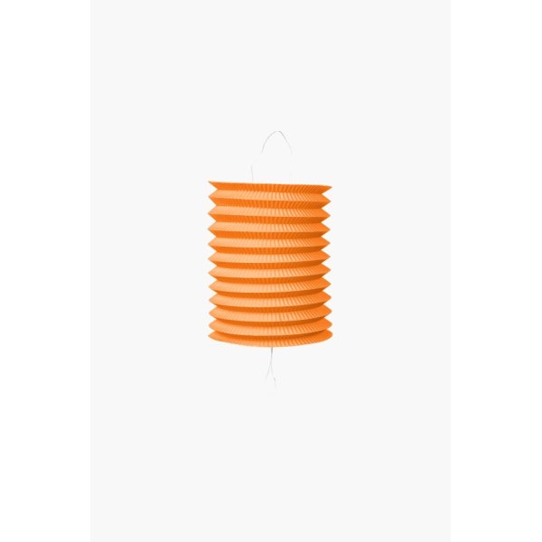 Lykta - Papper - Orange - 16 cm Lykta - Papper - Orange - 16 cm
