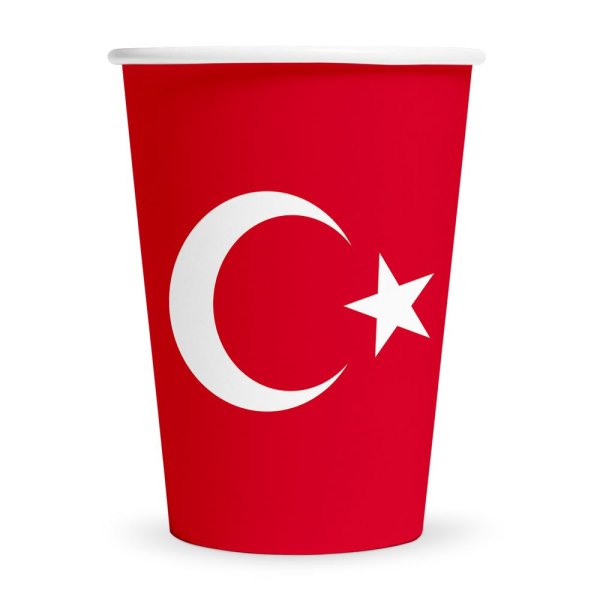 Pappmuggar - Turkiet - 210 ml - 8-pack Pappmuggar - Turkiet - 210 ml - 8-pack