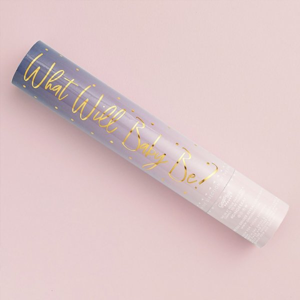 R�kkanon med konfetti - Rosa