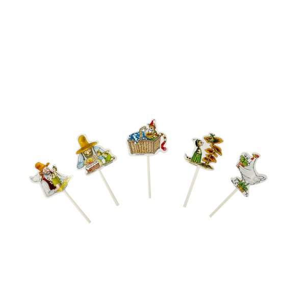 Cake Toppers/Cake Picks - Pettson & Findus - 10 st