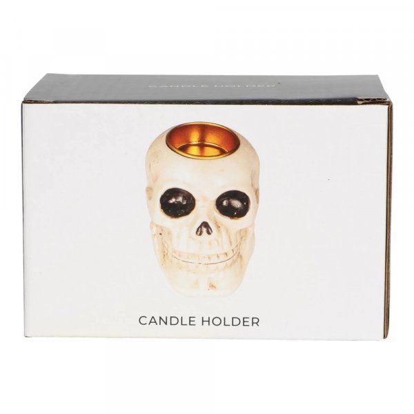 Ljusstake - Halloween - D�dskalle