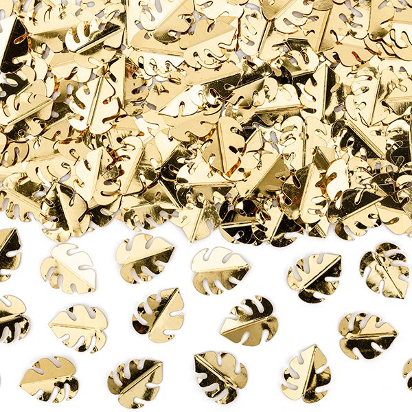 Konfetti - Löv - Guldmetallic - 15g Konfetti - Löv - Guldmetallic - 15g