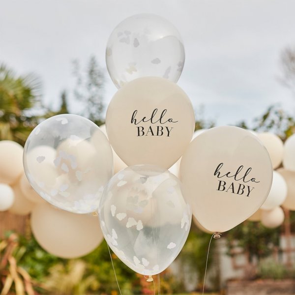 Ballongmix - Hello Baby - 5-pack