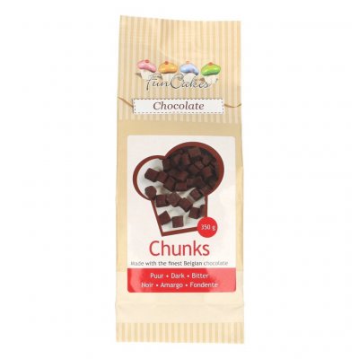 Chocolate Chunks - 350g - Mörk Choklad