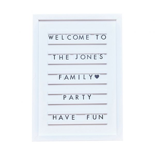 Bokstavstavla - A touch of pampas