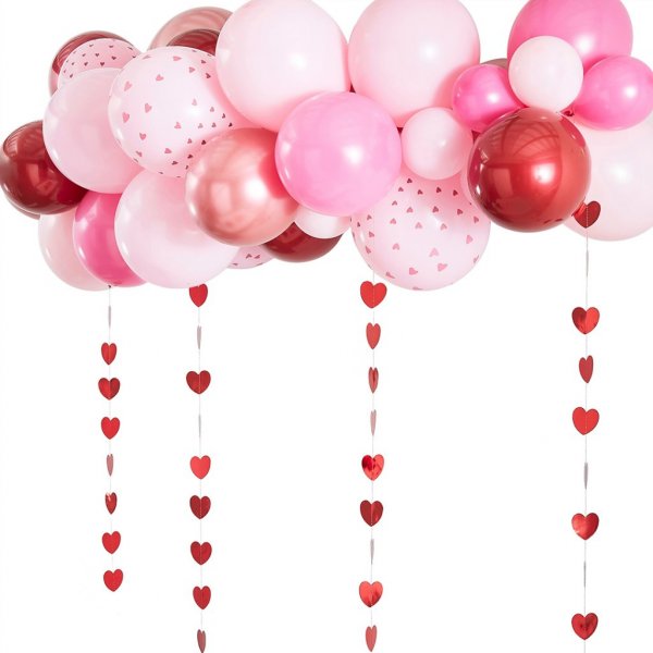Ballongb�ge med hj�rtan - Valentine