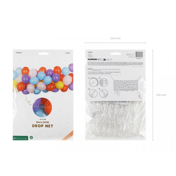 Ballongn�t f�r ballongregn - 3x1m