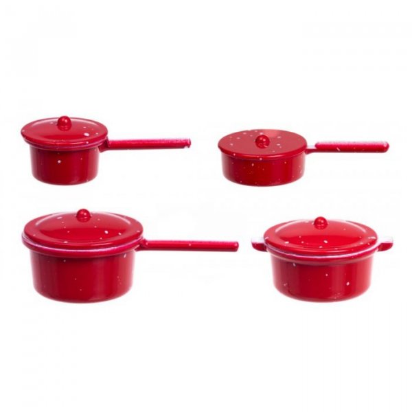 Nissetillbehr - Rda grytor - 4-pack