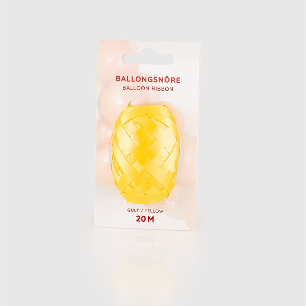 Ballongsn�re - 20 m - Gult