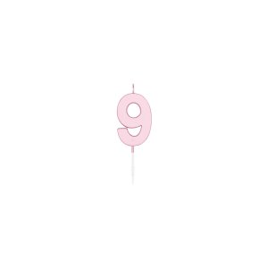 T�rtljus - Pastell Rosa - 4,5 cm