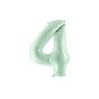 Sifferballong - Mint Pastell - 72cm - Siffra: 4