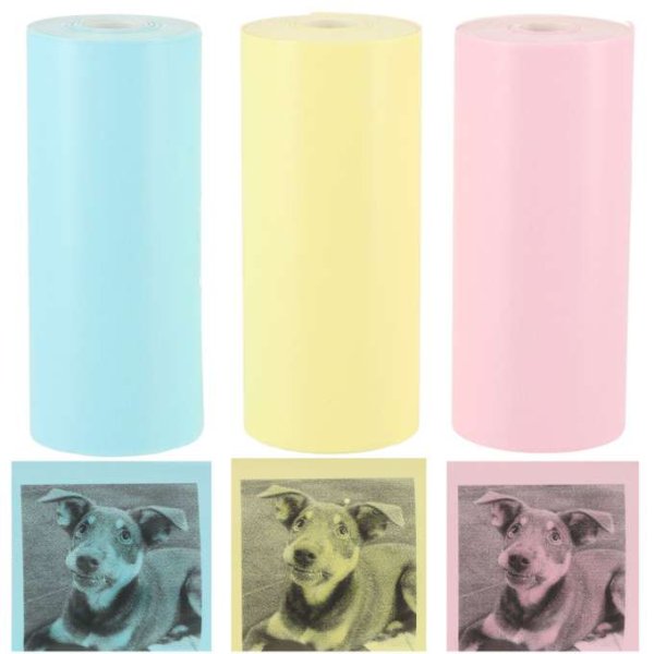 Termopappersrullar f�rgade 5,7 cm x 3 m 3-pack - BPA-fria