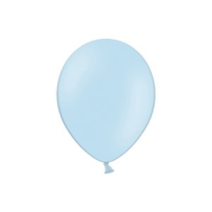Miniballonger - Pastel - Babyblå - 10-pack