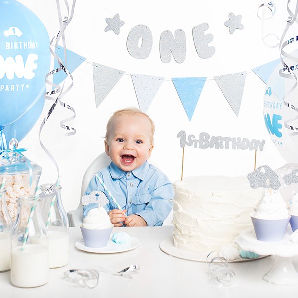 Girlang - ONE - Silverglitter Girlang - ONE - Silverglitter