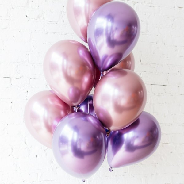 Chromeballonger - Lila - 25 st