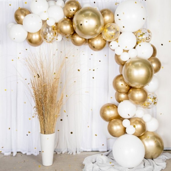Ballongb�ge Guld Chrome