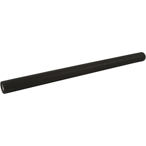 Bordsduk i Tygimitation - svart - 10 m