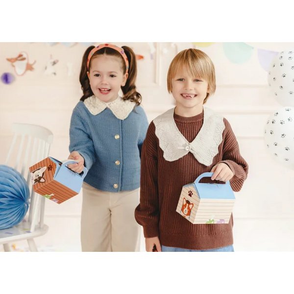 Snacksboxar/kakboxar - I love dogs - 2-pack