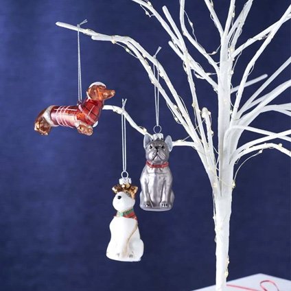 Dekorationstrd - 40 cm - Vitt